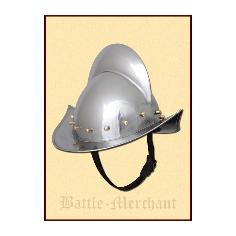 1716380900 Elmetto tedesco Morion in acciaio da 1,2 mm