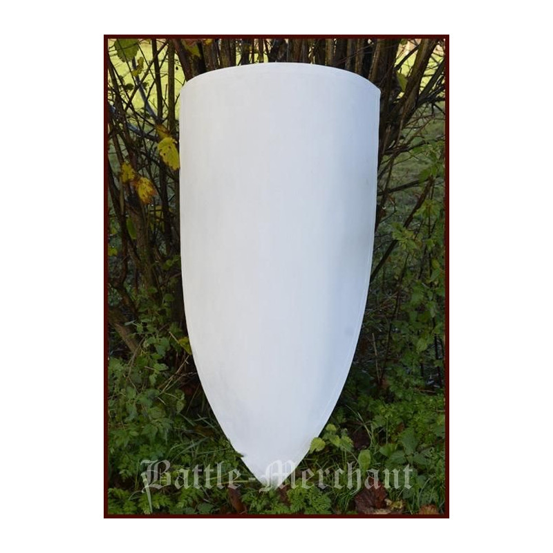 1116675700 Grand blason médiéval avec armoiries en bois, blanc pour la peinture