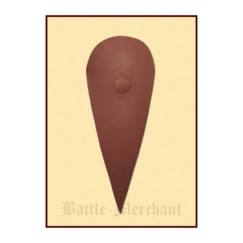 1101062501 Scudo normanno scudo in acciaio grezzo