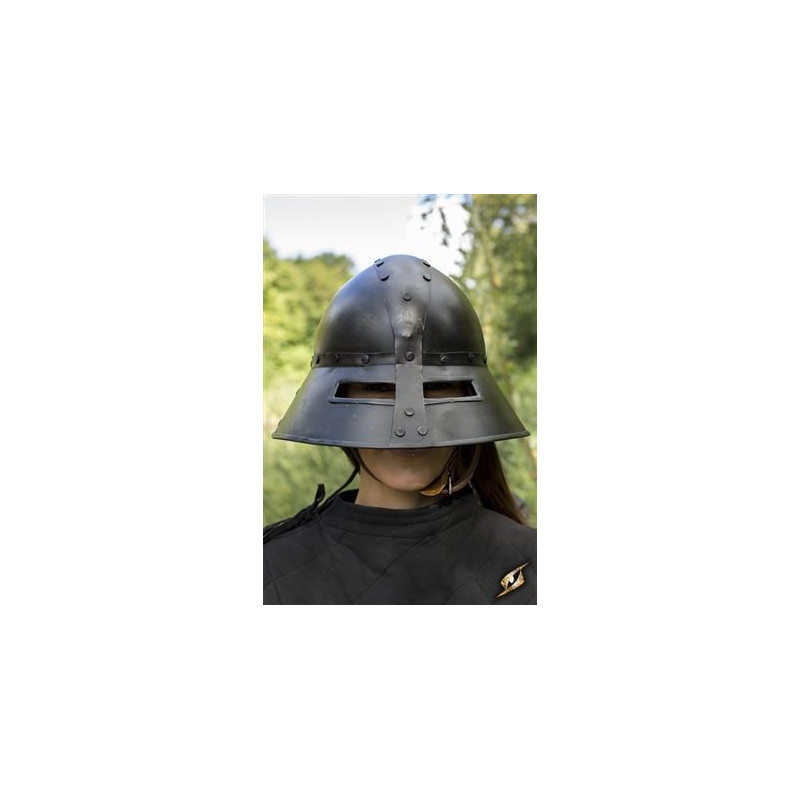 200106 Helmet of the guard Black Chrome