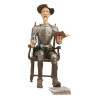 DQ4001 Armadura de Don Quijote sentado