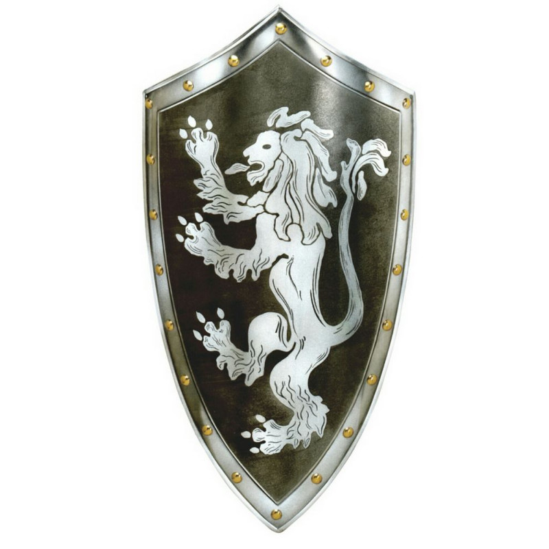 Lion medieval shield