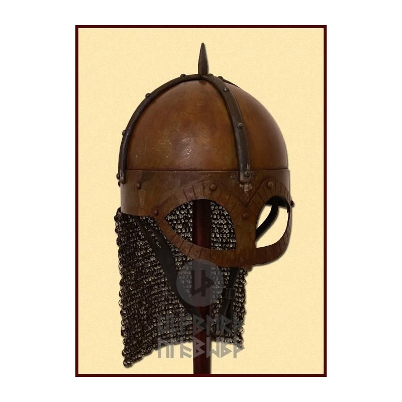 ULF-HM-32 Gjermundbu Wikingerhelm Antik Finish 2 mm