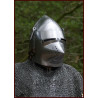 ULF-HM-03 Casco medieval Hundsgugel, 2 mm de acero