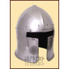 ULF-HM-11 Casco Barbuta italiana, 1440 c, acero de