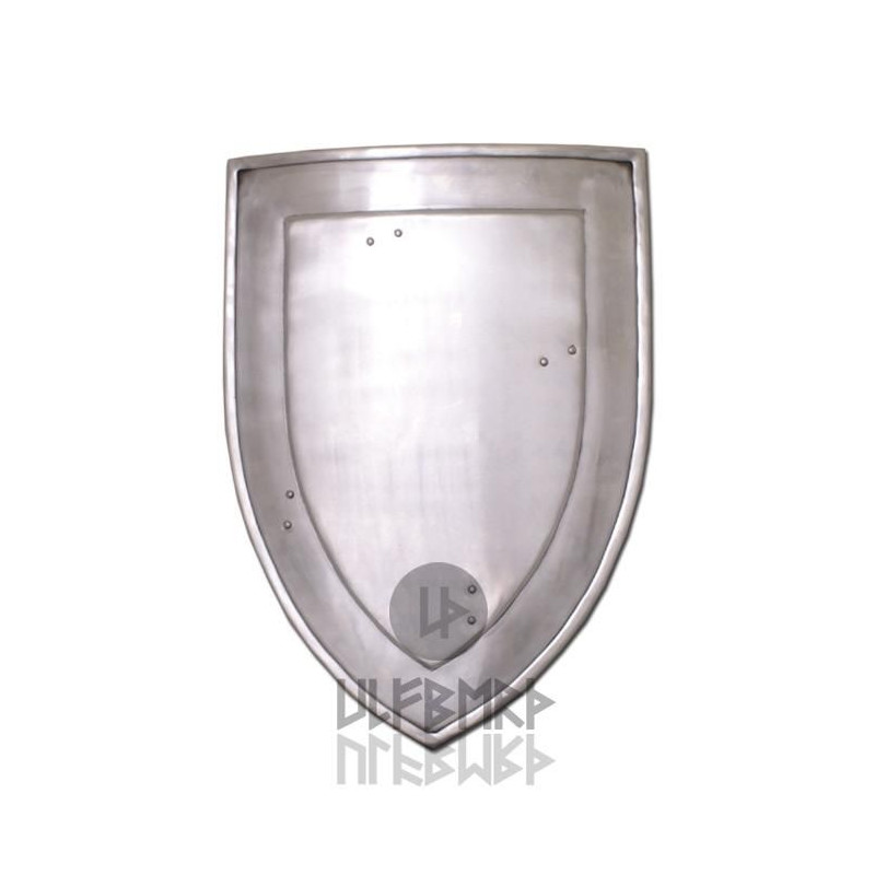 ULF-SD-09 Escudo medieval de acero con almohadilla interna