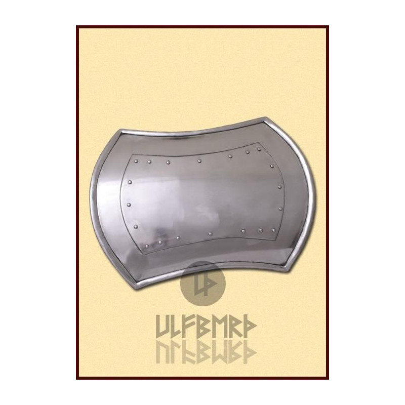 ULF-SD-01 Scudo medievale rettangolare con imbottitura posteriore