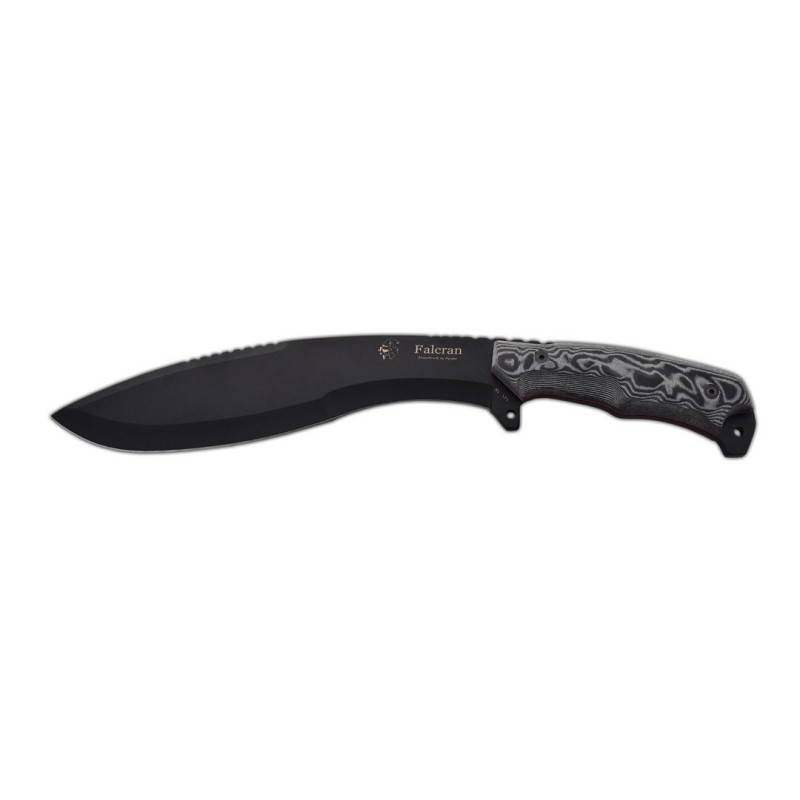 Faca J&V FALCRAN LACADO PRETO MICARTA NEGRA
