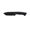 Cuchillo J&V K-9 G10 LACADO NEGRO FUNDA PIEL