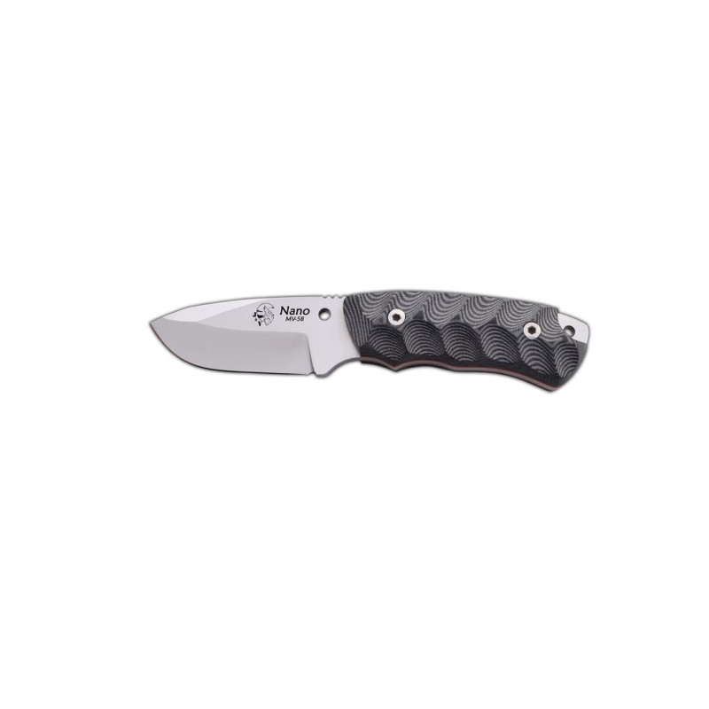 J&V Knife Model NANO 20 BLACK MICARTA
