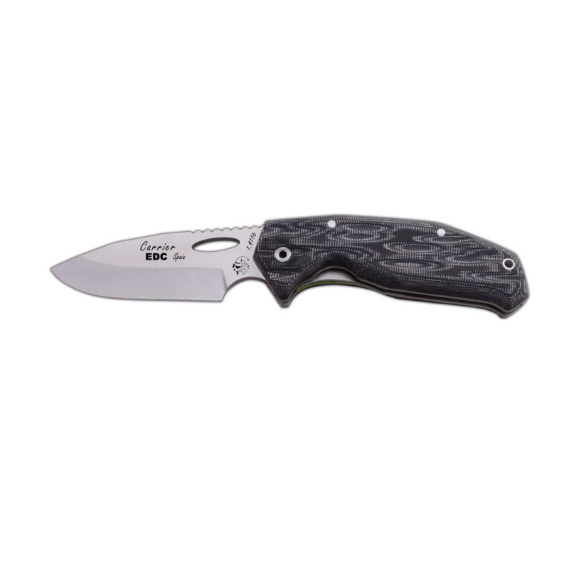 Navaja J&V Carrier EDC TRF Negro Hoja 8,8 cm