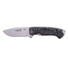 Navaja J&V CARTAGO MICARTA NEGRA FUNDA PIEL
