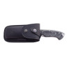 Navaja J&V CARTAGO MICARTA NEGRA FUNDA PIEL