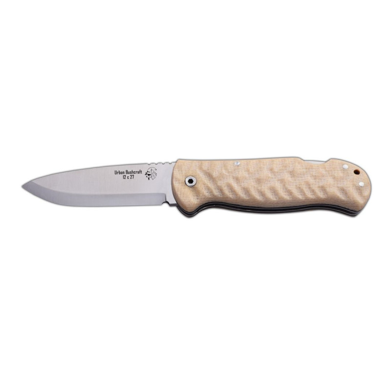 Navaja J&V URBAN BUSHCRAFT MICARTA YUTE ARENA