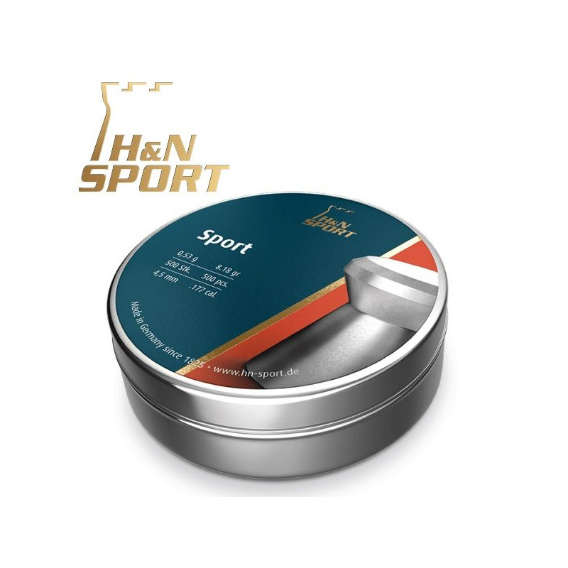 H&N Sport Pellets 0,53g Dose 500 Stk. 4,5 Millimeter