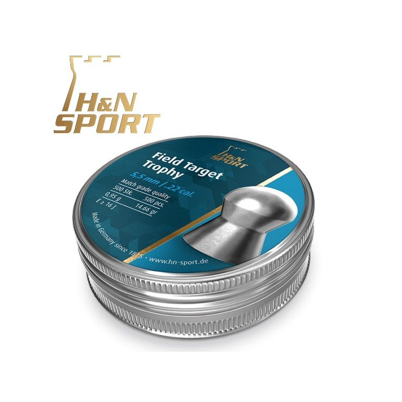 H&N Field Target Trophy pellets - 0.96g pode 250 pcs 5,54 milímetros