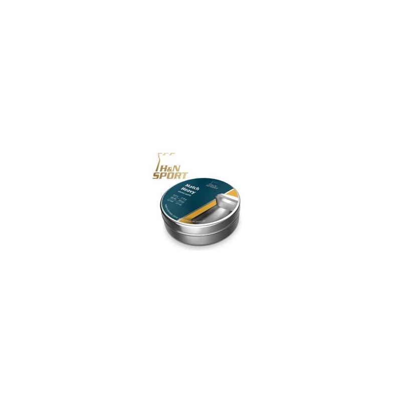 Balines H&N Match Heavy - 0,53g lata 500 unid. 4,49mm