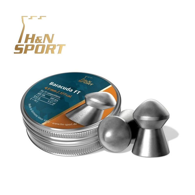 H&N Pellets Barracuda FT 062g tin 400 pcs 45mm