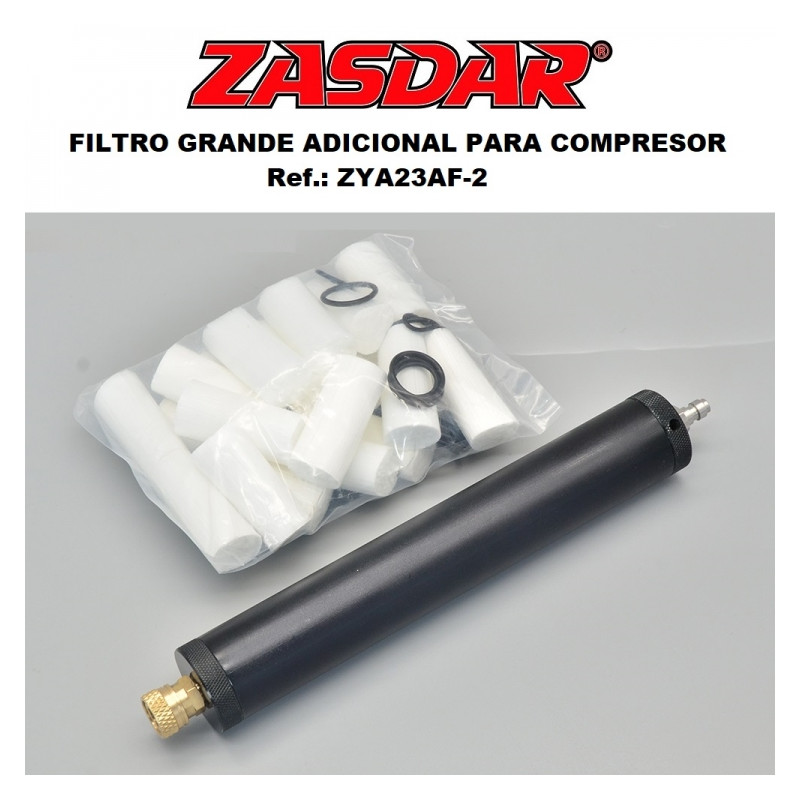 Grand filtre à air avec séparateur d’huile 320x35mm + tuyau Foster-18