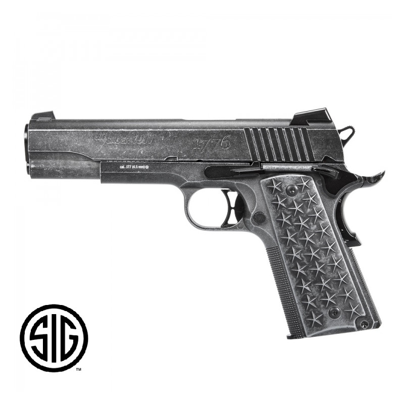 Pistola Sig Sauer CO2 WTP - Pallini 4,5 mm Acciaio - Scarrellante