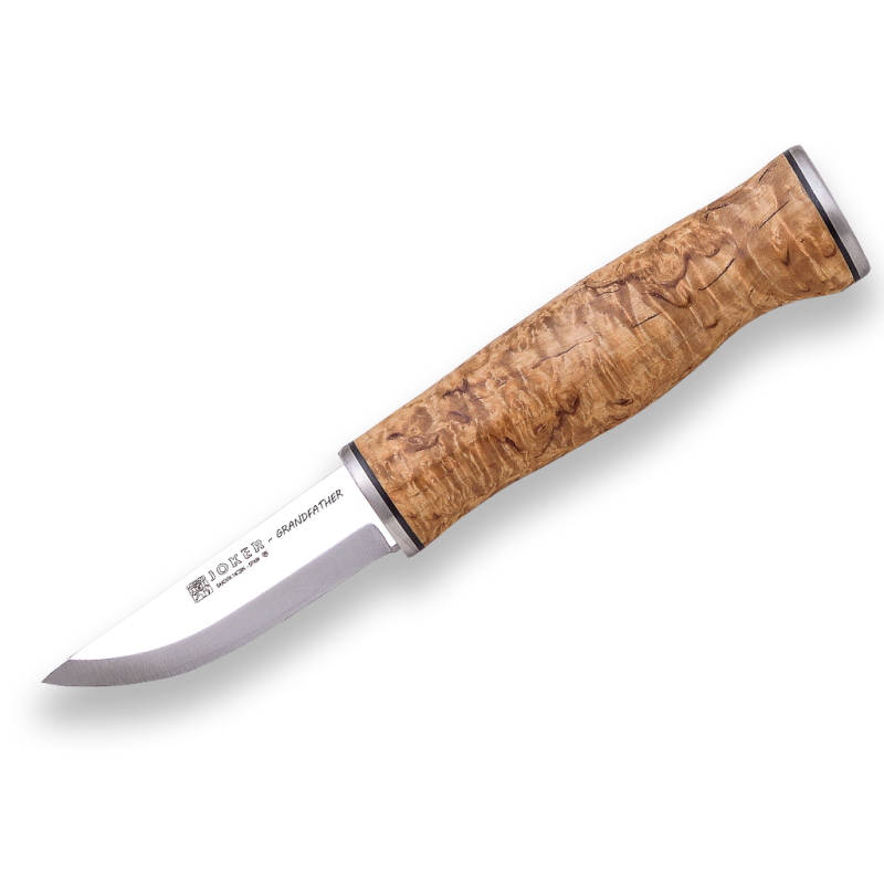 AVÔ JOKER BUSHCRAFT FACA ENCARACOLADO PUNHO DE BÉTULA REF. CL126