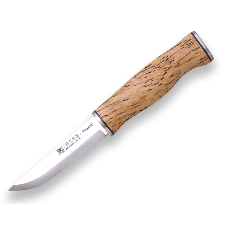 FACA BUSHCRAFT JOKER PUUKKO CABO DE BÉTULA ENCARACOLADO REF. CL127