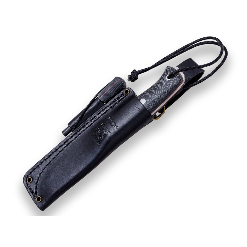 JOKER EMBER FLAT BUSHCRAFT AND SURVIVAL KNIFE CANVAS MICARTA HANDLE REF CM123-P