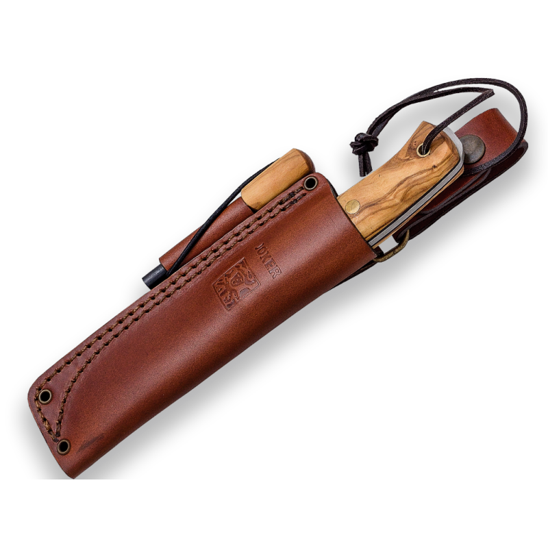 BUSHCRAFT UND SURVIVAL MESSER JOKER EMBER FLAT MIT OLIVENSCHUPPEN REF. CO123-P
