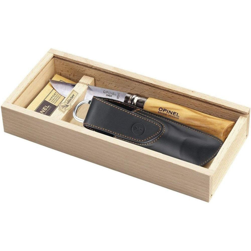 Case No 08 Olive stainless steel + Case