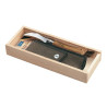 Caja cuchillo setas roble + Funda