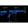 CARABINA JET BLASTER CEDA S FOAM AZUL