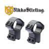 Montura Nikko Stirling Match 3/8 Tubo 30Mm Alto