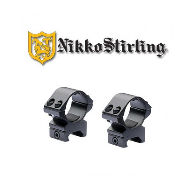 Stirling Match Weaver Rohr NIKKO Rahmen 30mm niedrig