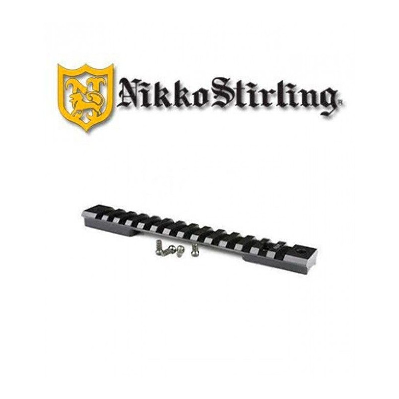 Base Picatinny NIKKO Stirling alumínio em 1 peça HowaWeatherby Ação Curta