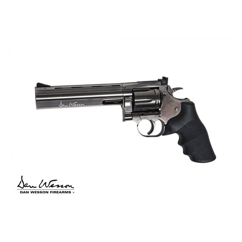 Revolver Dan Wesson 715 6 Steel Gray, 6 mm Co2