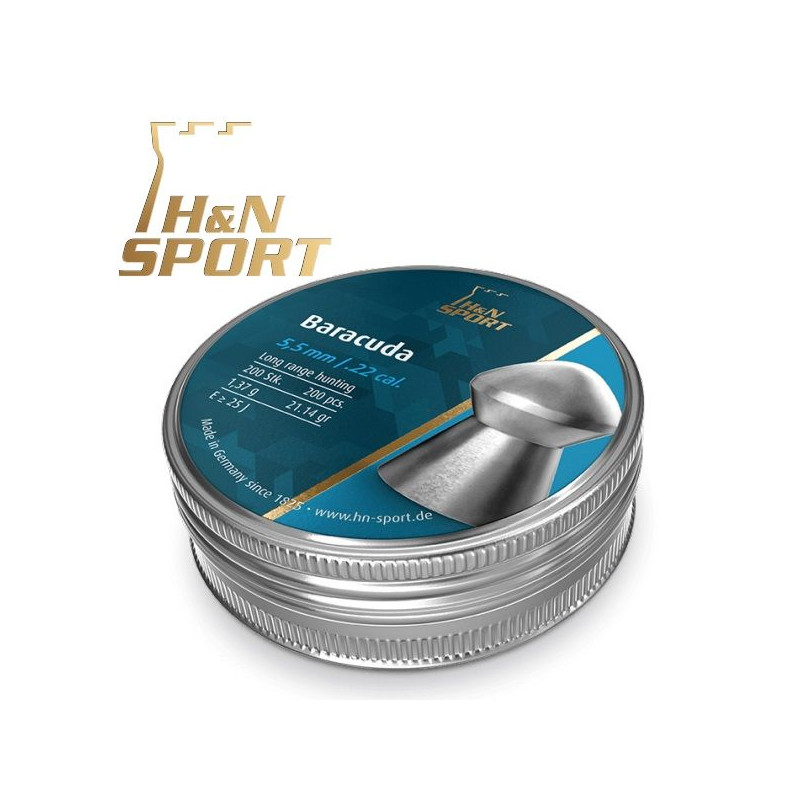 H&N Barracuda Pellets 1,37g Dose 200Stk. 5,5 Millimeter