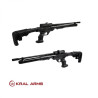 Carabina PCP KRAL Puncher Rambo  Pump Action - Neg