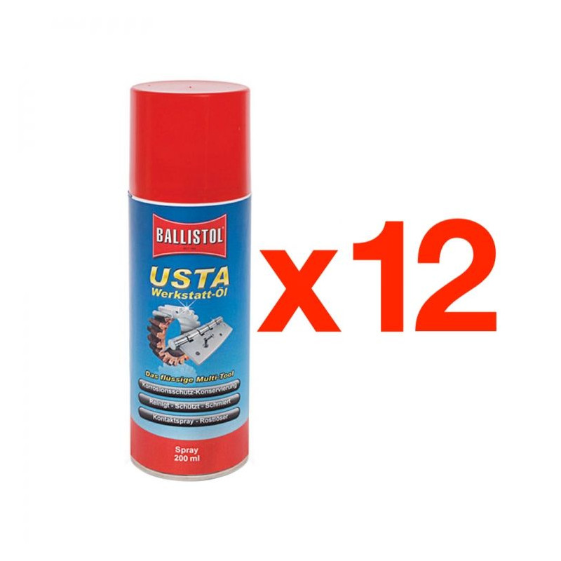 Aceite Usta Spray 200 ml en caja de 12 uds.