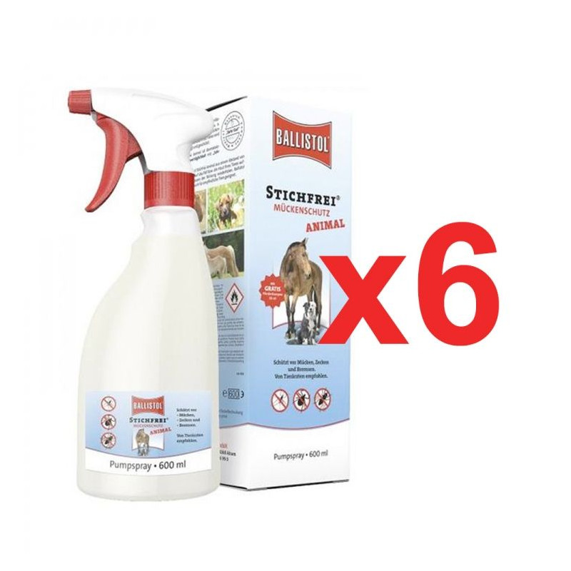 Stichfrei Animal Care 600 ml spray en caja de 6 uds.