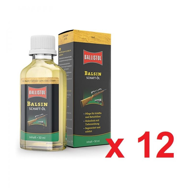 Balsin Bright Protective Oil 50 ml in box of 12 units