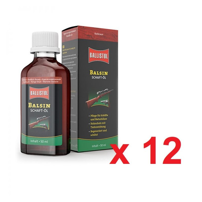 Reddish Brown Protective Oil Balsin 50 ml in box of 12 units