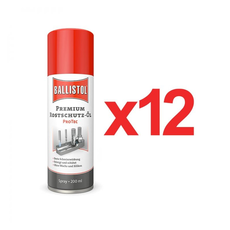 ProTec spray antirouille 200 ml dans une boîte de 12 pcs.