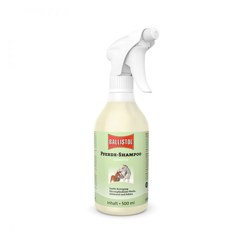 Shampoing Sensitive Horses - 500 ml en boîte de 6 unités