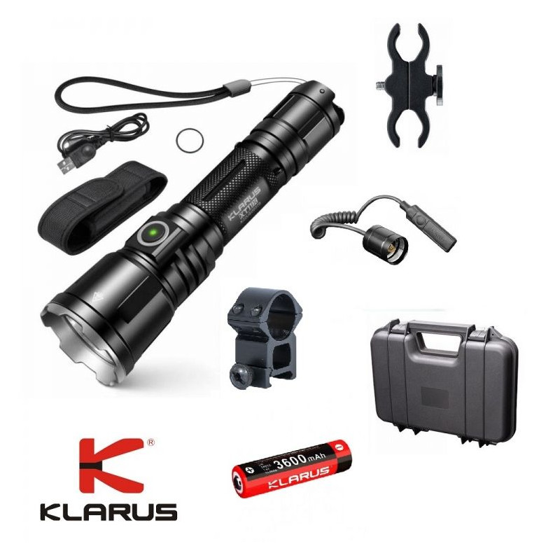 Kit de caza Klarus LXT11X LED HuntingTactical 3200 Lumens