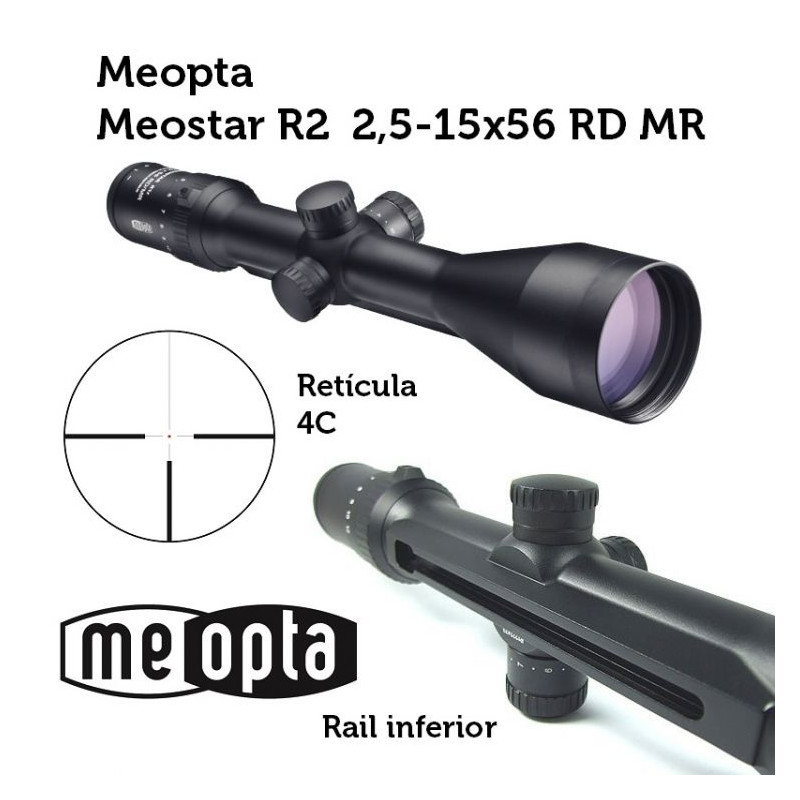 Riflescope Meopta Meostar R2 2,5-15x56 RD MR - 4C