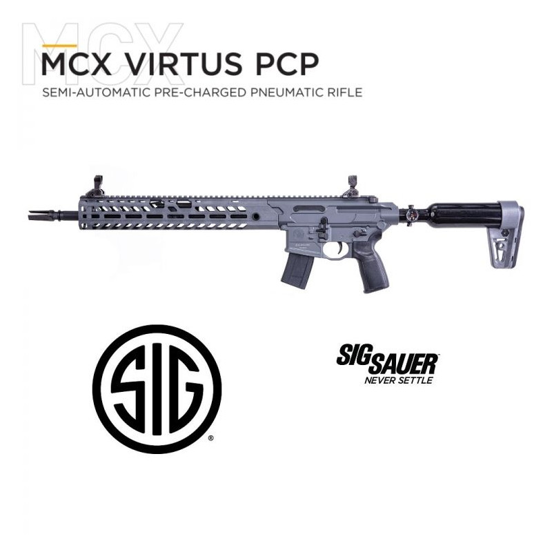 Rifle Sig Sauer MCX Virtus PCP Semi-Automático cal. 5,5mm