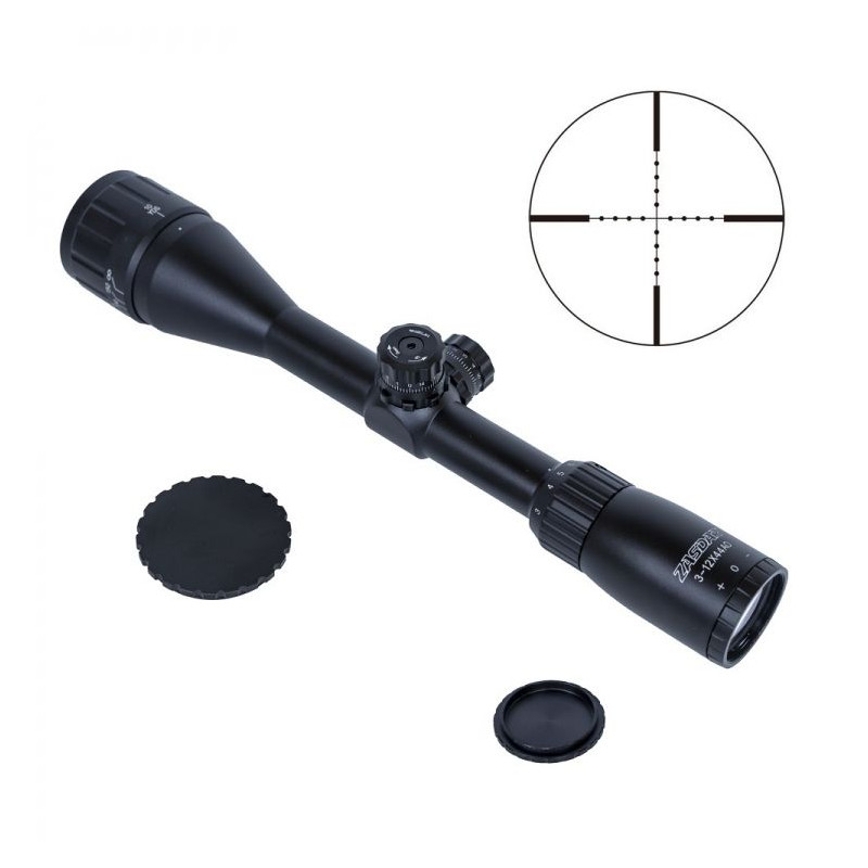 Zasdar 3-12x44 mm scope Ret Mildot not illuminated