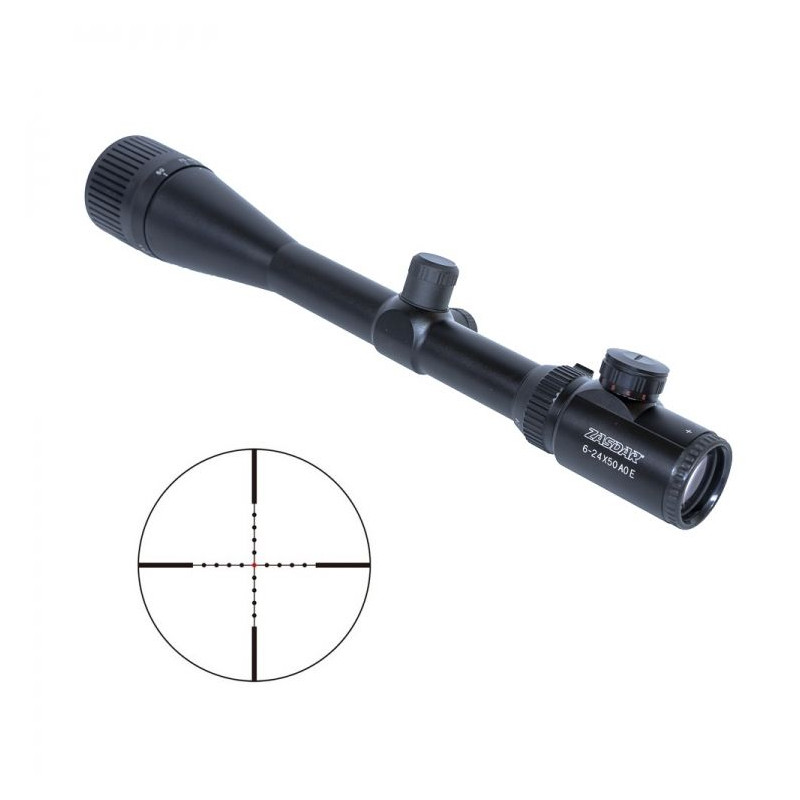 Zasdar 6-24X50 mm AO Ret Illuminated Mildot