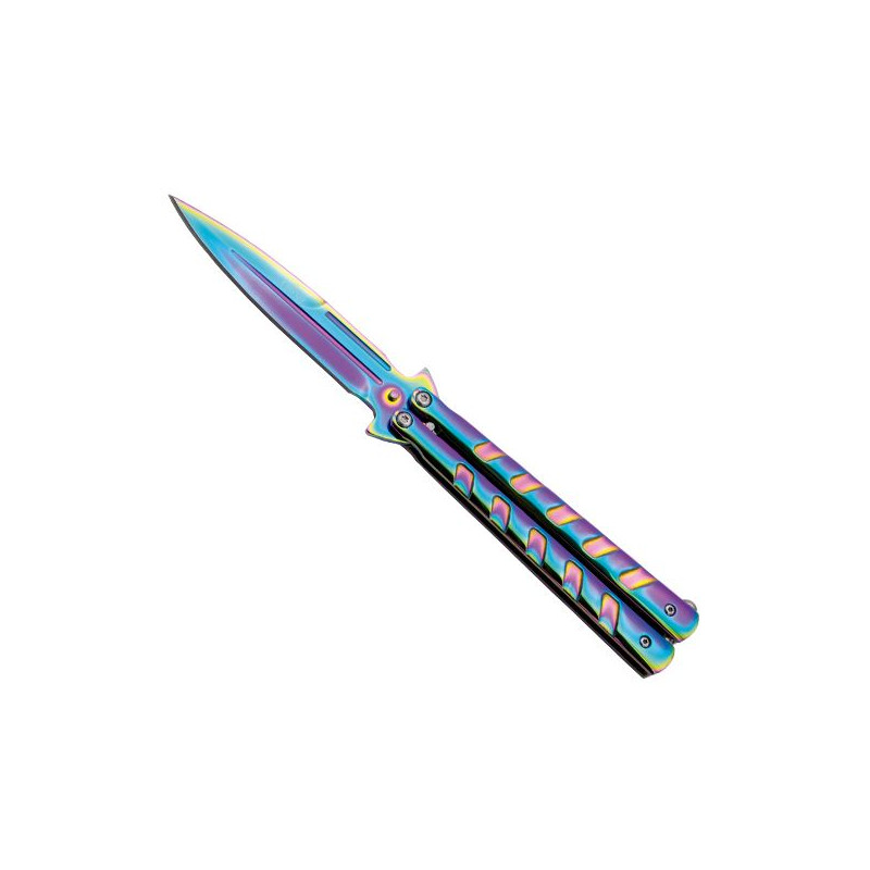 Rainbow Butterfly Knife 11620