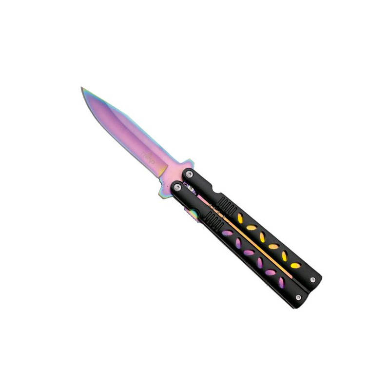 Black Assisted Knife Rainbow 11624